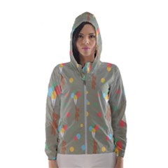 Bear 1 Women s Hooded Windbreaker by nateshop