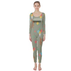 Bear 1 Long Sleeve Catsuit by nateshop
