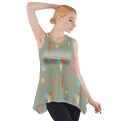 Bear 1 Side Drop Tank Tunic