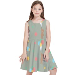 Bear 1 Kids  Skater Dress by nateshop