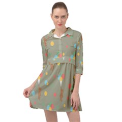 Bear 1 Mini Skater Shirt Dress by nateshop