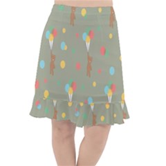 Bear 1 Fishtail Chiffon Skirt