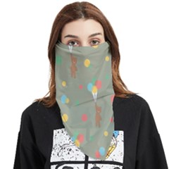 Bear 1 Face Covering Bandana (Triangle)