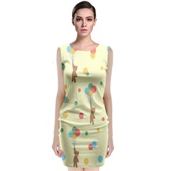 Bear 2 Classic Sleeveless Midi Dress by nateshop