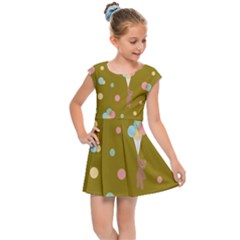 Bear 3 Kids  Cap Sleeve Dress by nateshop