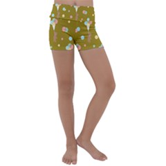 Bear 3 Kids  Lightweight Velour Yoga Shorts