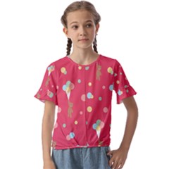 Bear 4 Kids  Cuff Sleeve Scrunch Bottom Tee