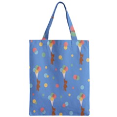 Bear 5 Zipper Classic Tote Bag by nateshop