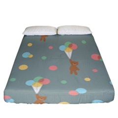 Bear 7 Fitted Sheet (king Size)