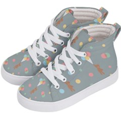 Bear 7 Kids  Hi-top Skate Sneakers by nateshop