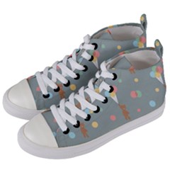 Bear 7 Women s Mid-top Canvas Sneakers by nateshop