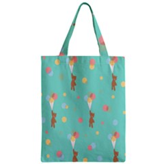 Bear 6 Zipper Classic Tote Bag by nateshop