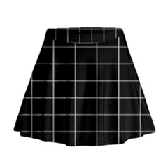 Box Black Mini Flare Skirt by nateshop