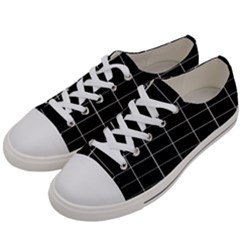 Box Black Men s Low Top Canvas Sneakers by nateshop