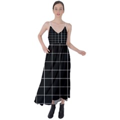 Box Black Tie Back Maxi Dress by nateshop