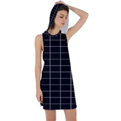 Box Black Racer Back Hoodie Dress