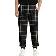 Box Black Men s Elastic Waist Pants by nateshop