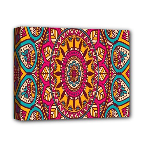 Buddhist Mandala Deluxe Canvas 14  X 11  (stretched) by nateshop