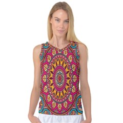 Buddhist Mandala Women s Basketball Tank Top by nateshop