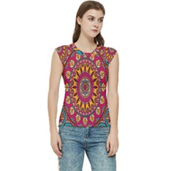 Buddhist Mandala Women s Raglan Cap Sleeve Tee by nateshop