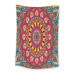 Buddhist Mandala Small Tapestry by nateshop