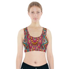 Buddhist Mandala Sports Bra With Pocket by nateshop