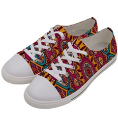 Buddhist Mandala Women s Low Top Canvas Sneakers