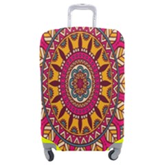 Buddhist Mandala Luggage Cover (medium) by nateshop