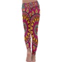 Buddhist Mandala Kids  Lightweight Velour Classic Yoga Leggings View4