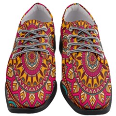 Buddhist Mandala Women Heeled Oxford Shoes by nateshop