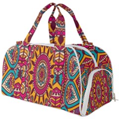 Buddhist Mandala Burner Gym Duffel Bag by nateshop