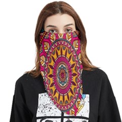 Buddhist Mandala Face Covering Bandana (triangle) by nateshop