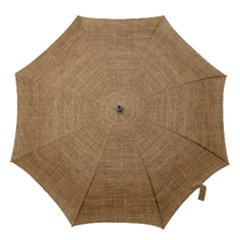 Burlap Texture Hook Handle Umbrellas (medium) by nateshop