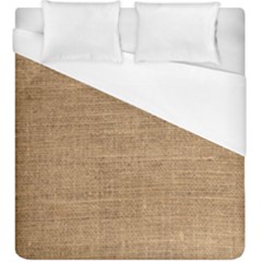 Burlap Texture Duvet Cover (king Size) by nateshop