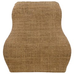 Burlap Texture Car Seat Velour Cushion  by nateshop