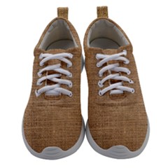 Burlap Texture Women Athletic Shoes by nateshop