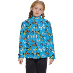 Butterflies Kids  Puffer Bubble Jacket Coat by nateshop