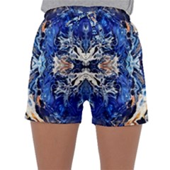 Cobalt On Gold Symmetry Sleepwear Shorts