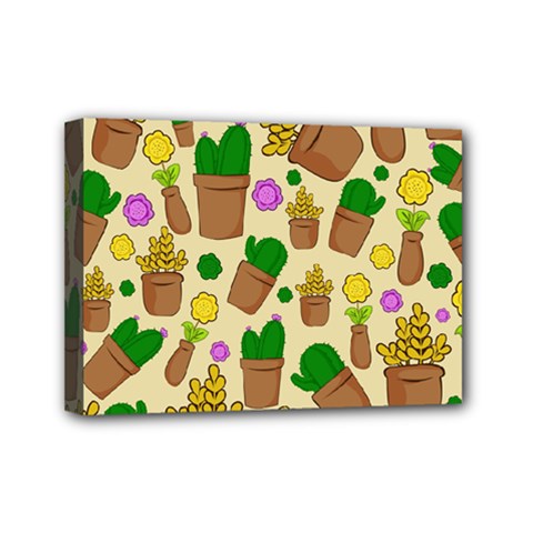 Cactus Mini Canvas 7  X 5  (stretched)