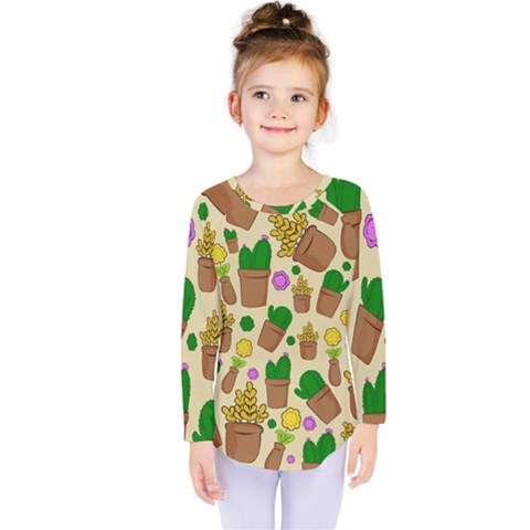 Cactus Kids  Long Sleeve Tee by nateshop