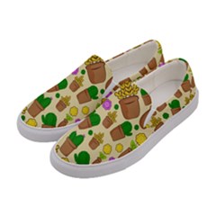 Cactus Women s Canvas Slip Ons by nateshop