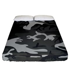 Camouflage Fitted Sheet (queen Size) by nateshop