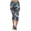 Camouflage Lightweight Velour Capri Leggings  View2