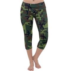 Camouflage-1 Capri Yoga Leggings