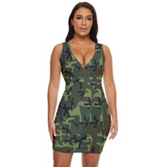 Camouflage-1 Draped Bodycon Dress by nateshop