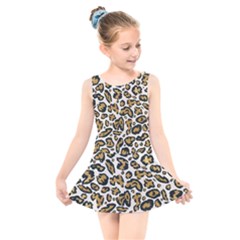 Cheetah Kids  Skater Dress Swimsuit