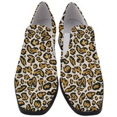 Cheetah Women Slip On Heel Loafers