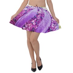 Christmas Decoration 8 Velvet Skater Skirt by artworkshop