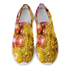 Christmas Decoration Ball 2 Women s Slip On Sneakers by artworkshop