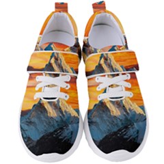 Himalaya Mountains Landscape  Nature Women s Velcro Strap Shoes by danenraven